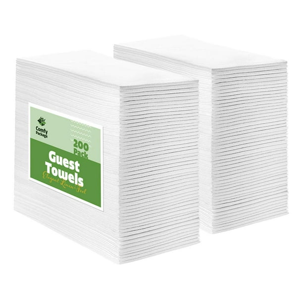 Disposable Hand Towels and Absorbent Linen-Feel Paper Guest Towels Napkins 500pc Disposable Hand Towels and Absorbent Linen-Feel Paper Guest Towels Napkins 500pc